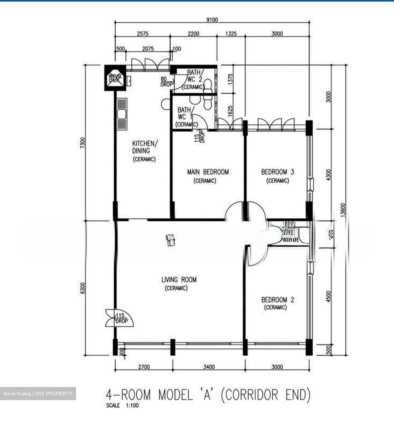 Blk 854 Woodlands Street 83 (Woodlands), HDB 4 Rooms #623289991